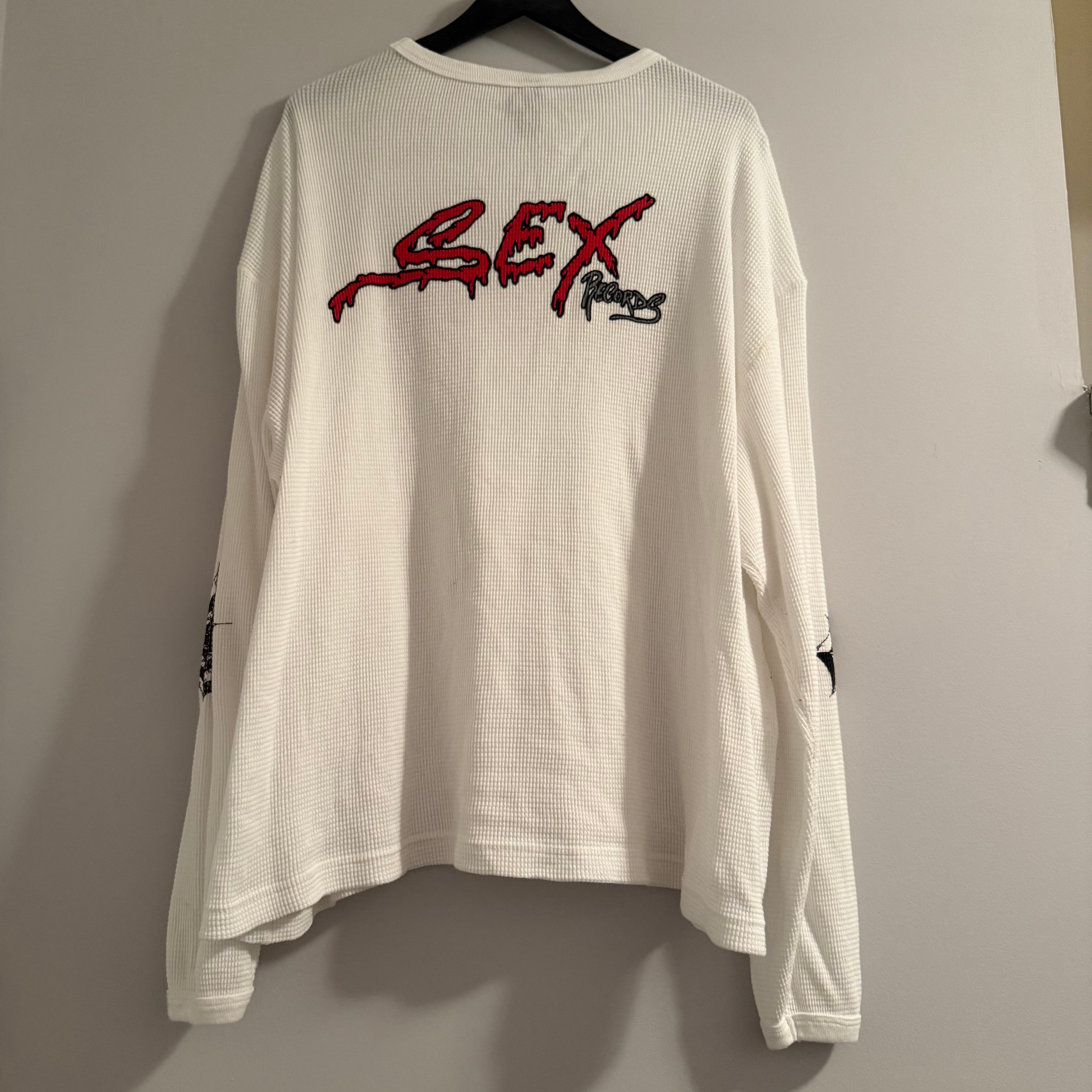 Matty Boy Anti-Promo ‘Sex Records’ White Thermal Size XL
