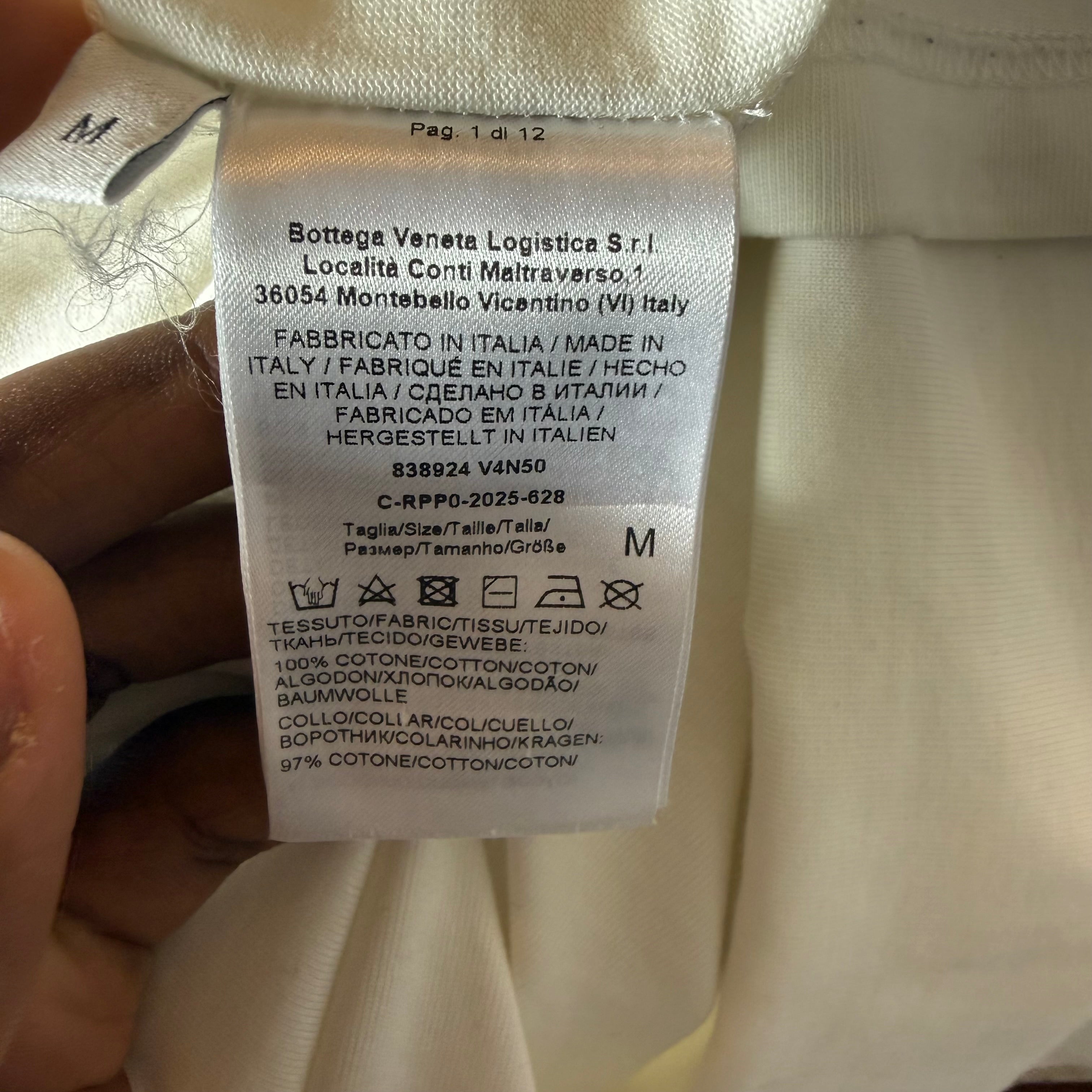 Bottega Veneta Pima Cotton Shirt Size Medium