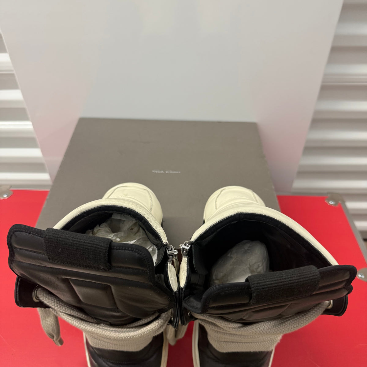 Rick Owens Jumbo Lace Geobasket Size 12 (45)