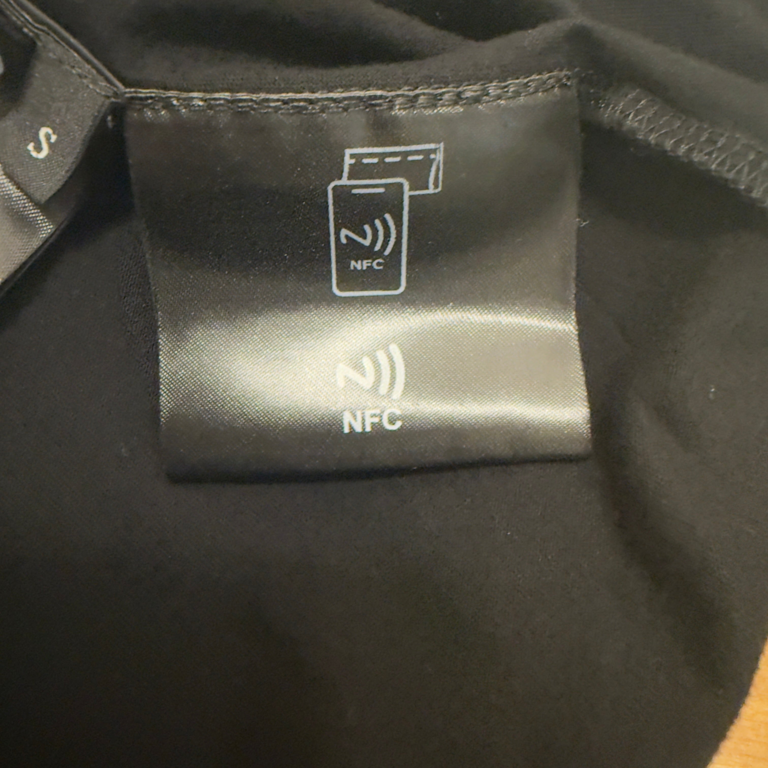 Prada Black Re-Nylon and Jersey Shirt Sz Small