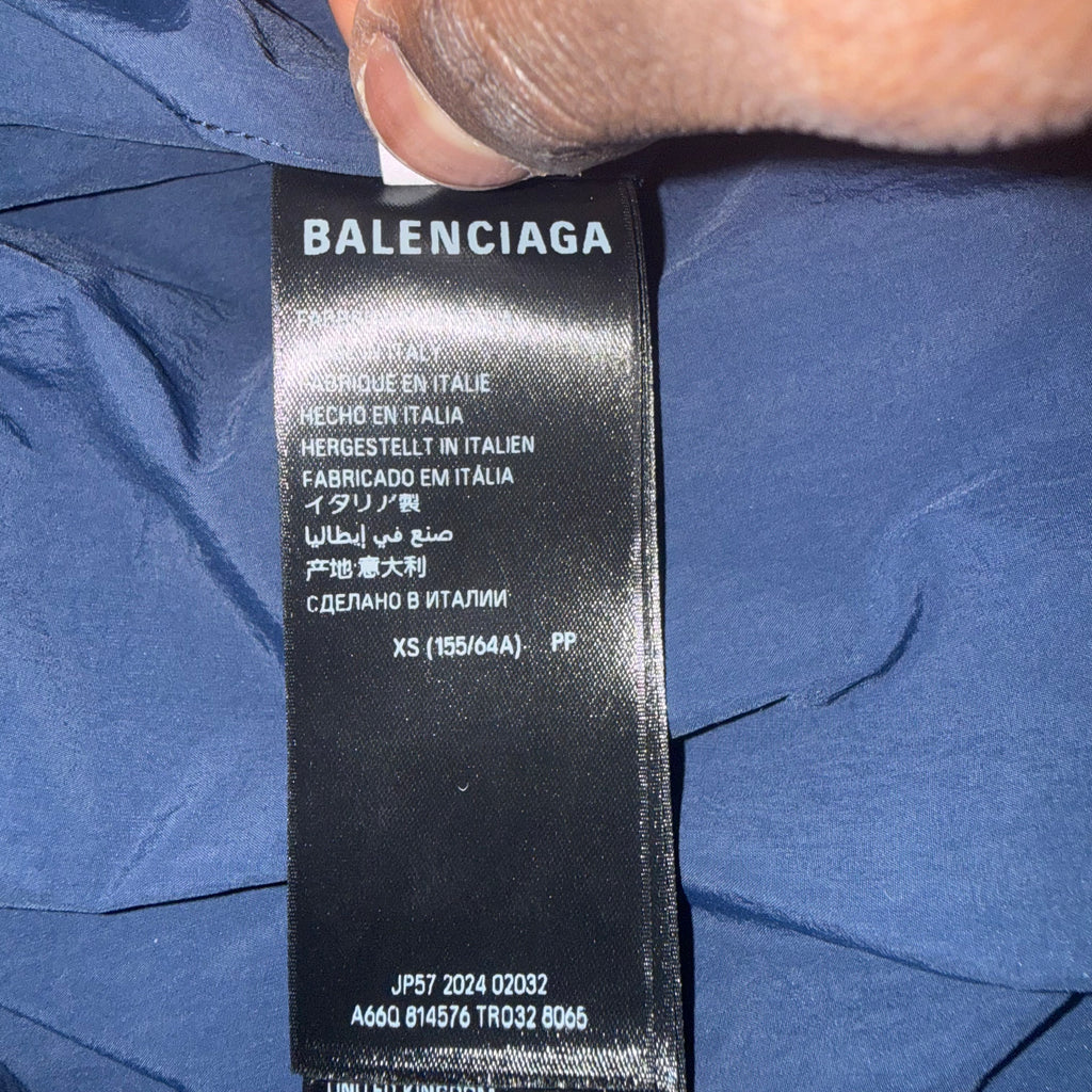 Balenciaga Navy Surf Icon Trackpants Sz XS