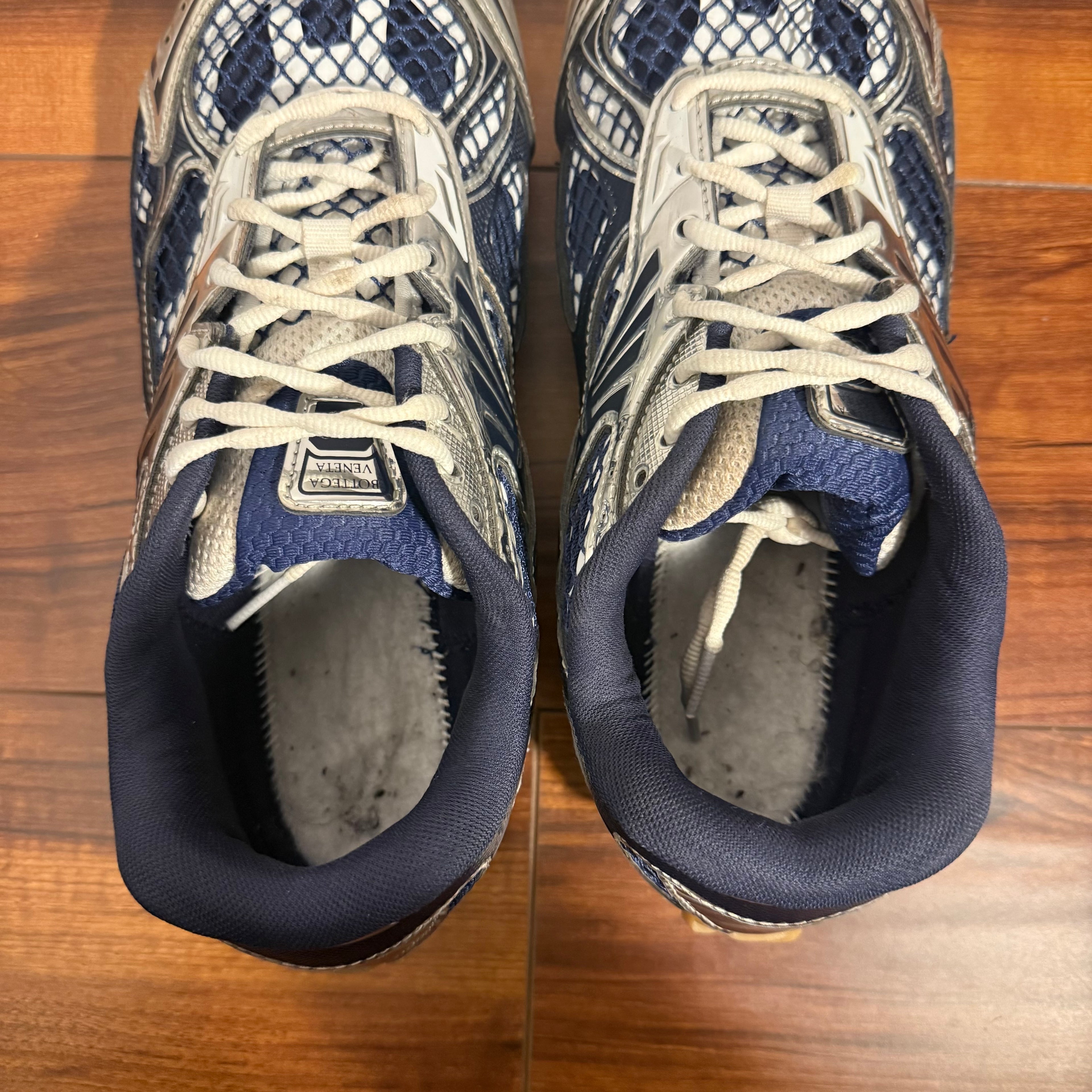 Bottega Veneta Blue/Silver Orbit Sneaker Size 10 (43 EU)