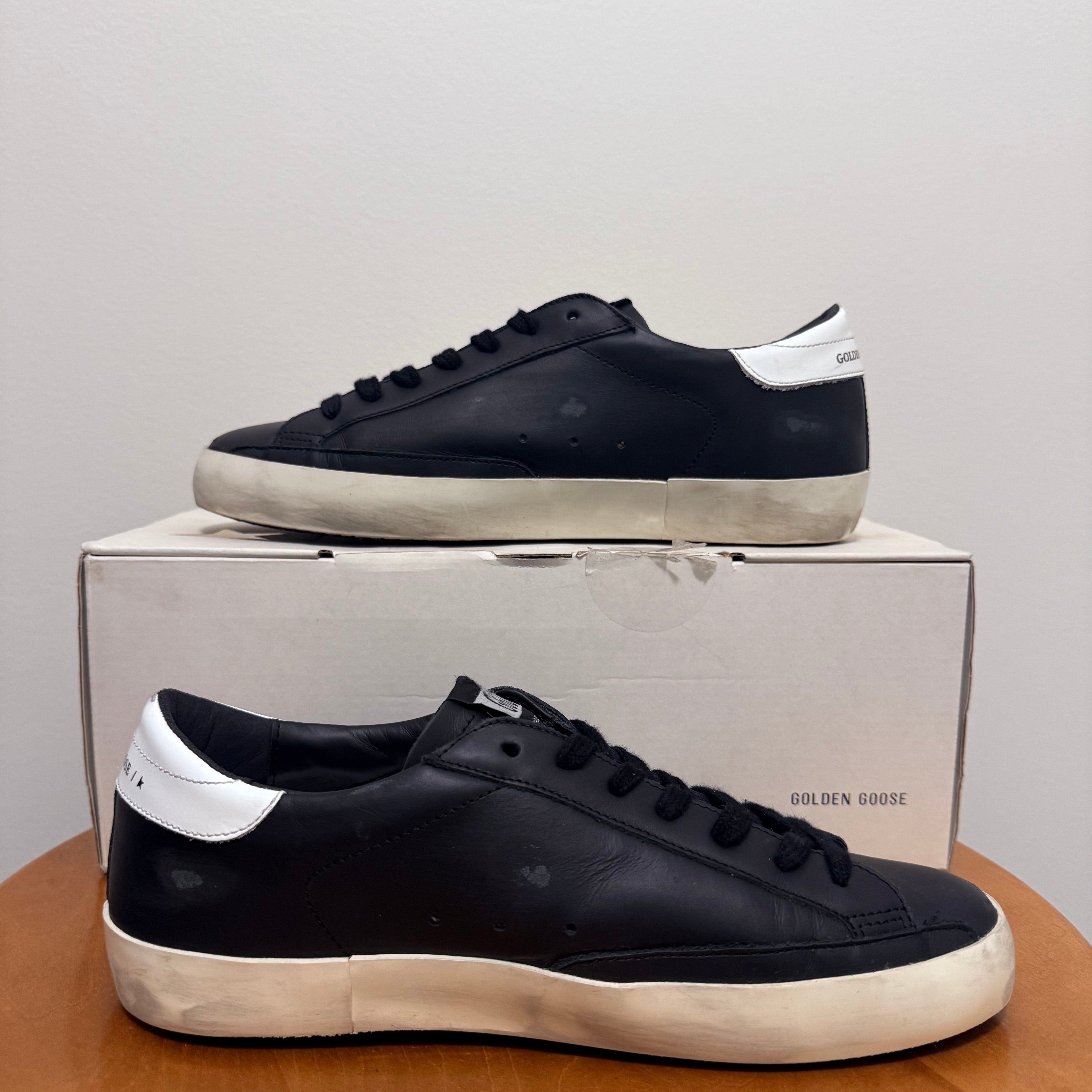 Golden Goose Superstar Black Sneaker Size 7