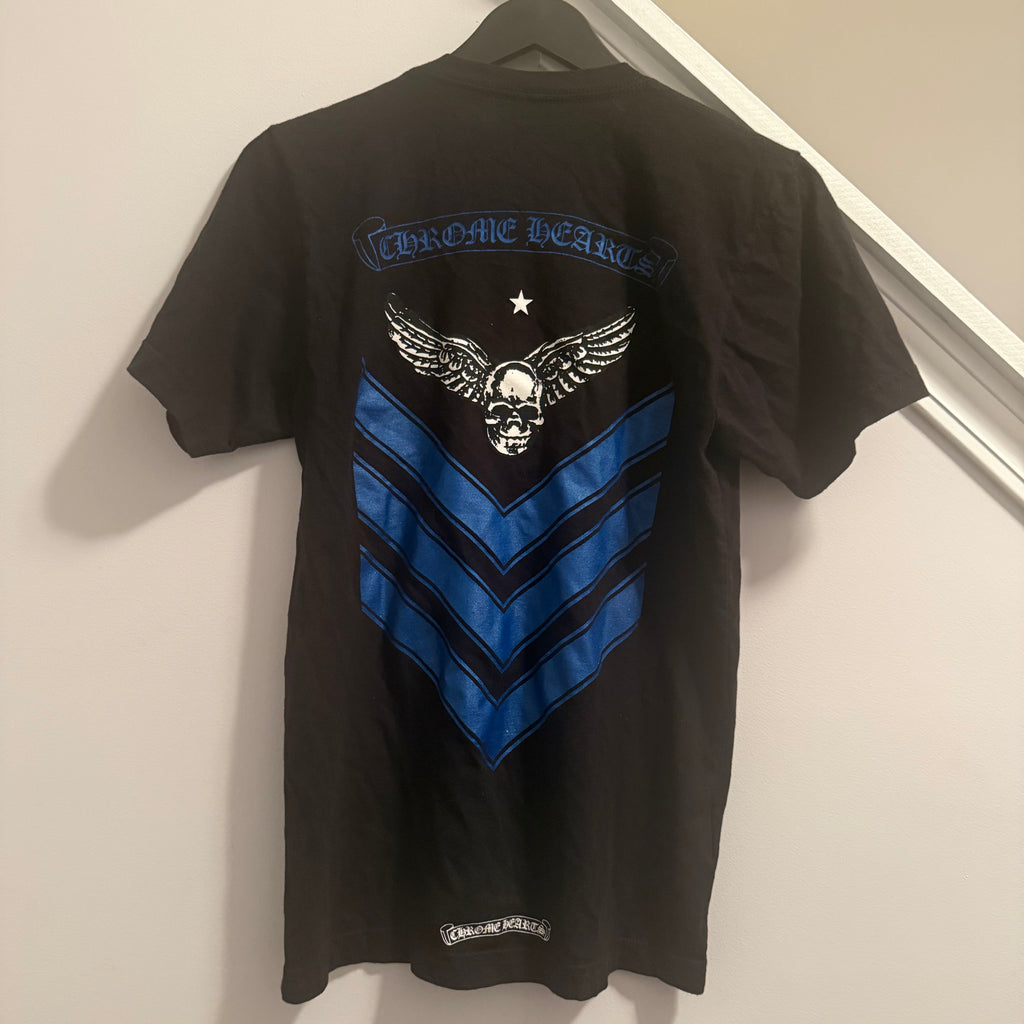 Chrome Hearts Foti Black and Blue Shirt Size Small