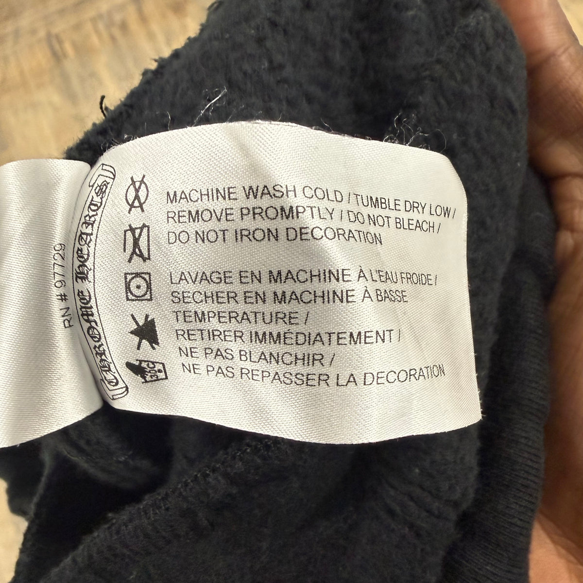 Chrome Hearts Black Horseshoe Sweatpants Size XXL