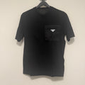 Prada Black Re-Nylon and Jersey Shirt Sz Small